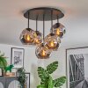 Ripoll Lampa sufitowa, Kula świetlna Przydymiony, 5-punktowe