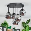 Ripoll Lampa sufitowa, Kula świetlna Przydymiony, 5-punktowe