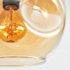 Ripoll Lampa sufitowa, Kula świetlna W kolorze bursztynu, Przydymiony, 5-punktowe