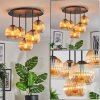 Koyoto lampa sufitowa, kula świetlna 41 cm bursztynowy, 5-punktowe