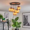 Koyoto Lampa sufitowa, Kula świetlna 41 cm W kolorze bursztynu, 5-punktowe
