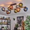 Koyoto Lampa sufitowa, Kula świetlna Złoty, Czarny, 10-punktowe