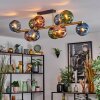 Koyoto Lampa sufitowa, Kula świetlna Złoty, Czarny, 10-punktowe