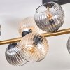 Koyoto Lampa sufitowa, Kula świetlna Złoty, Czarny, 10-punktowe