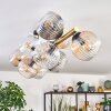 Koyoto Lampa sufitowa, Kula świetlna Złoty, Czarny, 10-punktowe