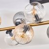 Koyoto Lampa sufitowa, Kula świetlna Złoty, Czarny, 10-punktowe