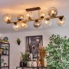 Koyoto Lampa sufitowa, Kula świetlna Złoty, Czarny, 10-punktowe