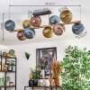 Koyoto lampa sufitowa, kula świetlna złoty, czarny, 10-punktowe