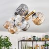 Ripoll Lampa sufitowa, Kula świetlna Złoty, Czarny, 10-punktowe