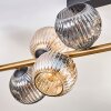 Ripoll lampa sufitowa, kula świetlna złoty, czarny, 10-punktowe