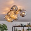 Ripoll lampa sufitowa, kula świetlna złoty, czarny, 10-punktowe