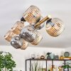 Ripoll Lampa sufitowa, Kula świetlna Złoty, Czarny, 10-punktowe
