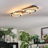 Lidor Lampa sufitowa LED Chrom, Czarny, 1-punktowy