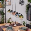 Gastor lampa wisząca, kula świetlna, lampa wisząca niebeieski, zielony, przezroczysty, miedziany, 5-punktowe