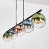 Gastor lampa wisząca, kula świetlna, lampa wisząca niebeieski, zielony, przezroczysty, miedziany, 5-punktowe