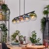 Gastor Lampa wisząca, Kula świetlna, Lampa wisząca Niebeieski, Zielony, Przezroczysty, W kolorze miedzi, 5-punktowe