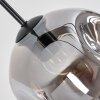 Ripoll lampa wisząca, kula świetlna, lampa wisząca bursztynowy, przydymiony, 8-punktowe