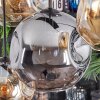 Ripoll lampa wisząca, kula świetlna, lampa wisząca bursztynowy, przydymiony, 8-punktowe