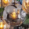 Ripoll lampa wisząca, kula świetlna, lampa wisząca bursztynowy, przydymiony, 8-punktowe