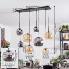 Ripoll Lampa wisząca, Kula świetlna, Lampa wisząca W kolorze bursztynu, Przydymiony, 8-punktowe