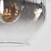 Ripoll lampa wisząca, kula świetlna, lampa wisząca bursztynowy, przezroczysty, przydymiony, 8-punktowe