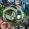 Ripoll Lampa wisząca, Kula świetlna, Lampa wisząca Niebeieski, Zielony, W kolorze miedzi, 8-punktowe