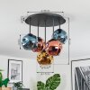 Ripoll Lampa sufitowa, Kula świetlna Niebeieski, Złoty, W kolorze miedzi, 5-punktowe