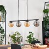 Gastor Lampa wisząca, Kula świetlna, Lampa wisząca W kolorze bursztynu, Przydymiony, 4-punktowe