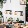 Gastor Lampa wisząca, Kula świetlna, Lampa wisząca W kolorze bursztynu, Przydymiony, 4-punktowe