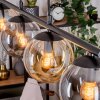 Gastor Lampa wisząca, Kula świetlna, Lampa wisząca W kolorze bursztynu, Przydymiony, 4-punktowe