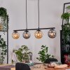 Gastor Lampa wisząca, Kula świetlna, Lampa wisząca W kolorze bursztynu, Przydymiony, 4-punktowe