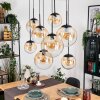 Gastor Lampa wisząca, Kula świetlna, Lampa wisząca W kolorze bursztynu, Przezroczysty, 8-punktowe