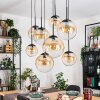 Gastor Lampa wisząca, Kula świetlna, Lampa wisząca W kolorze bursztynu, Przezroczysty, 8-punktowe