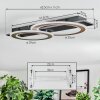 Lidor Lampa sufitowa LED Czarny, 1-punktowy