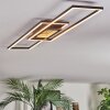 Manor Lampa sufitowa LED Czarny, 1-punktowy, Zdalne sterowanie