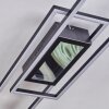 Manor Lampa sufitowa LED Czarny, 1-punktowy, Zdalne sterowanie