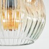 Ripoll lampa sufitowa, kula świetlna bursztynowy, przezroczysty, przydymiony, 5-punktowe