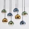 Koyoto Lampa wisząca, Kula świetlna, Lampa wisząca Niebeieski, Złoty, Zielony, Przezroczysty, 8-punktowe