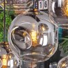 Ripoll lampa wisząca, kula świetlna, lampa wisząca przezroczysty, przydymiony, 8-punktowe