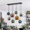 Ripoll Lampa wisząca, Kula świetlna, Lampa wisząca Niebeieski, Chrom, Złoty, Zielony, W kolorze miedzi, Przydymiony, 8-punktowe