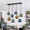 Koyoto Lampa wisząca, Kula świetlna, Lampa wisząca Niebeieski, Złoty, Zielony, 8-punktowe