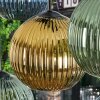 Koyoto Lampa wisząca, Kula świetlna, Lampa wisząca Niebeieski, Złoty, Zielony, 8-punktowe