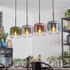 Lauden lampa wisząca, lampa wisząca niebeieski, zielony, przezroczysty, miedziany, przydymiony, 4-punktowe