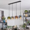 Lauden lampa wisząca, lampa wisząca niebeieski, zielony, przezroczysty, miedziany, przydymiony, 4-punktowe