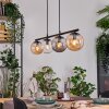 Gastor lampa wisząca, kula świetlna, lampa wisząca bursztynowy, przezroczysty, przydymiony, 4-punktowe
