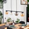 Gastor lampa wisząca, kula świetlna, lampa wisząca bursztynowy, przezroczysty, przydymiony, 4-punktowe