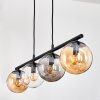 Gastor lampa wisząca, kula świetlna, lampa wisząca bursztynowy, przezroczysty, przydymiony, 4-punktowe