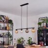 Gastor lampa wisząca, kula świetlna, lampa wisząca bursztynowy, przezroczysty, przydymiony, 4-punktowe