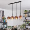 Lauden lampa wisząca, lampa wisząca przezroczysty, miedziany, 4-punktowe