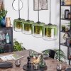 Lauden Lampa wisząca, Lampa wisząca Zielony, Przezroczysty, 4-punktowe